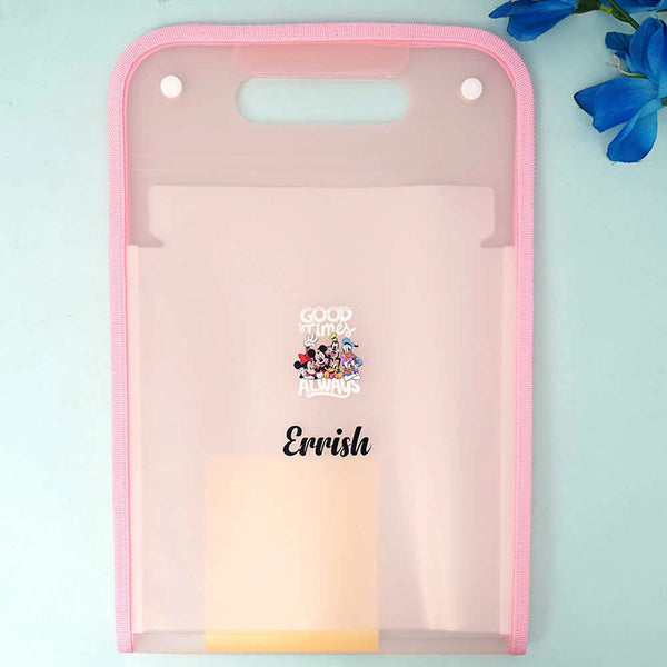 Personalized A4 Folder with Name for Kids