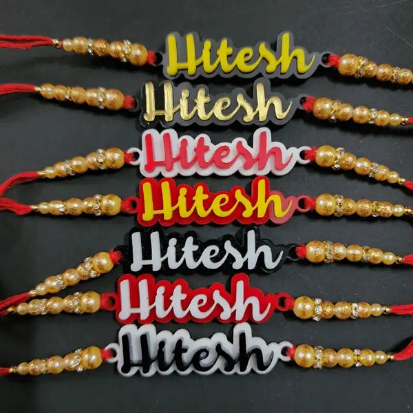 Personalized Acrylic Name Rakhi