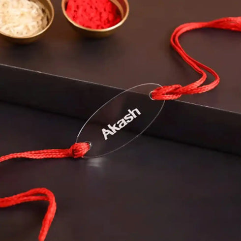 Personalized Acrylic Name Rakhi