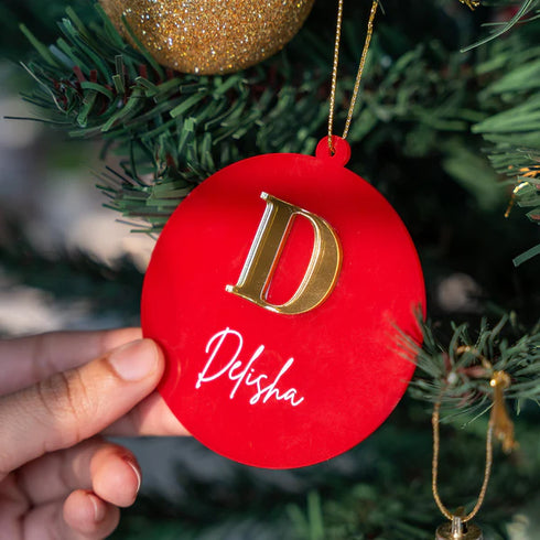 Personalized Acrylic Ornament For Christmas