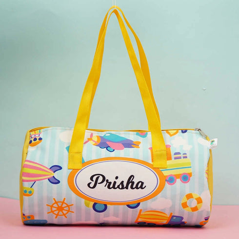 Personalized Airplane Printed Swimming Duffle Bag for Kids