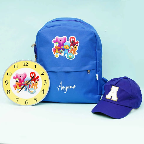 Personalized Animal Printed Backpack Combo for Kids