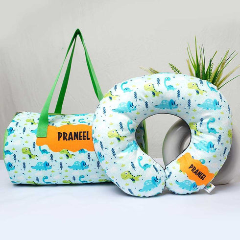 Personalized Animals Printed Kids Duffle Bag Gift Combo