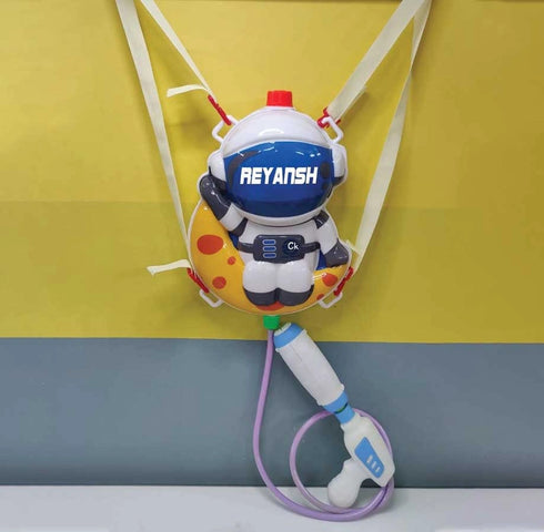 Personalized Astronaut Backpack Water Gun for Kids