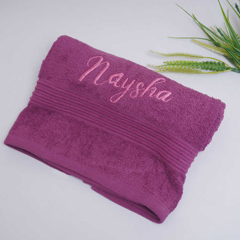Personalized Bath Towel For Women
