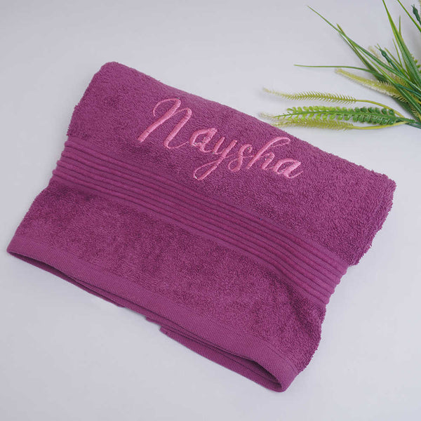 Personalized Bath Towel For Women