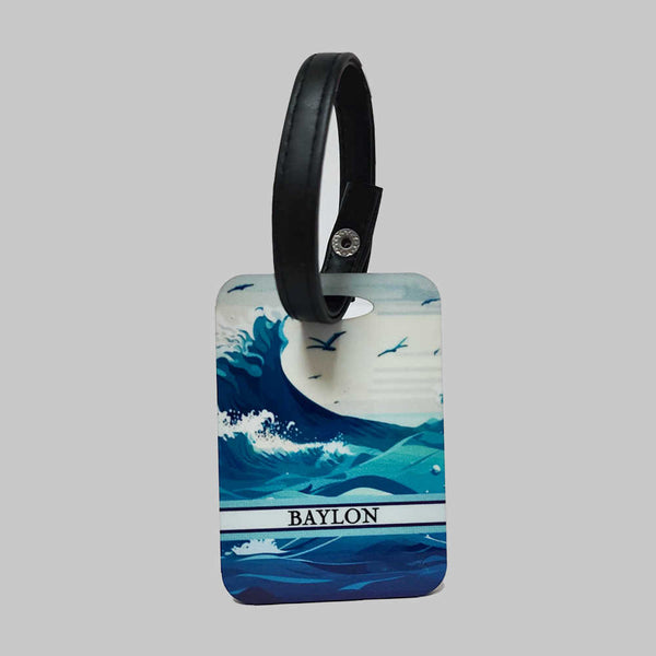 Personalized Birds Printed Luggage Tag for Kids