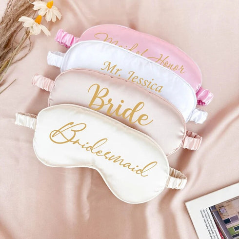 Personalized Bridesmaid Printed Eye Mask