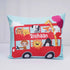 Personalized Bus Printed Kids Pillow