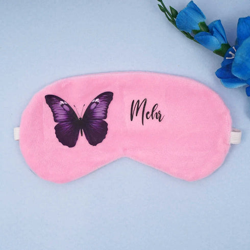 Personalized Butterfly Printed Kids Eye Mask