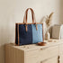 Personalized Canvas Handbag with PU Handle for Women