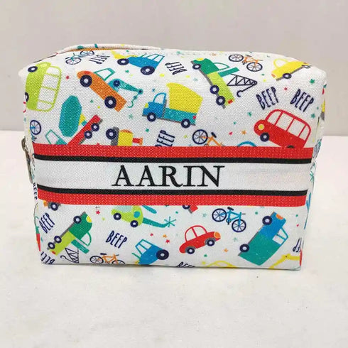 Personalised Duffle Bag with Box Pouch Combo Gift Set for Kids