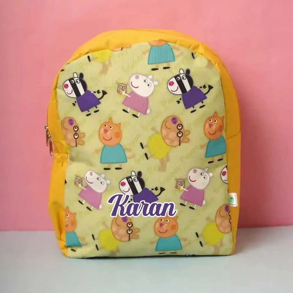 Personalized Cartoon Printed Backpack For Kids