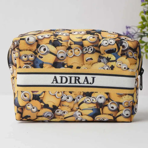 Personalized Cartoon Printed Box Pouch for Kids
