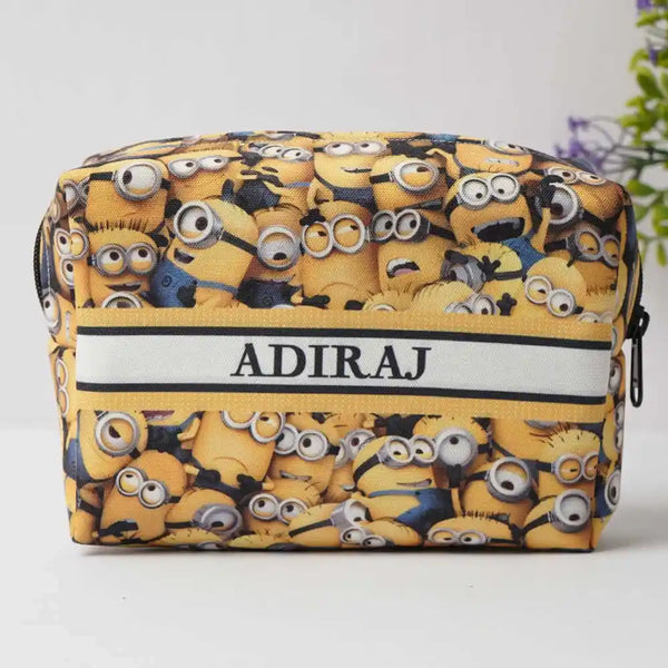 Personalized Cartoon Printed Box Pouch for Kids
