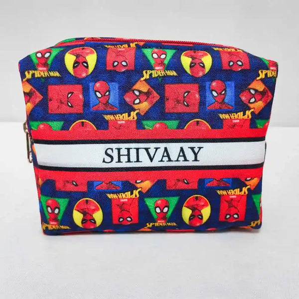 Personalized Cartoon Printed Kids Box Pouch
