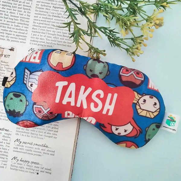 Personalized Cartoon Printed Kids Eye Mask