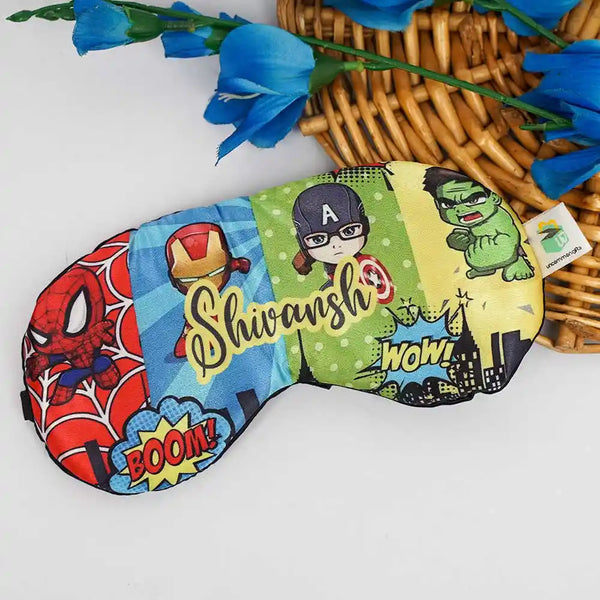 Personalized Cartoon Printed Kids Eye Mask