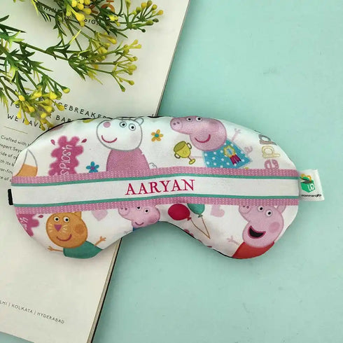 Personalized Cartoon Printed Kids Eye Mask