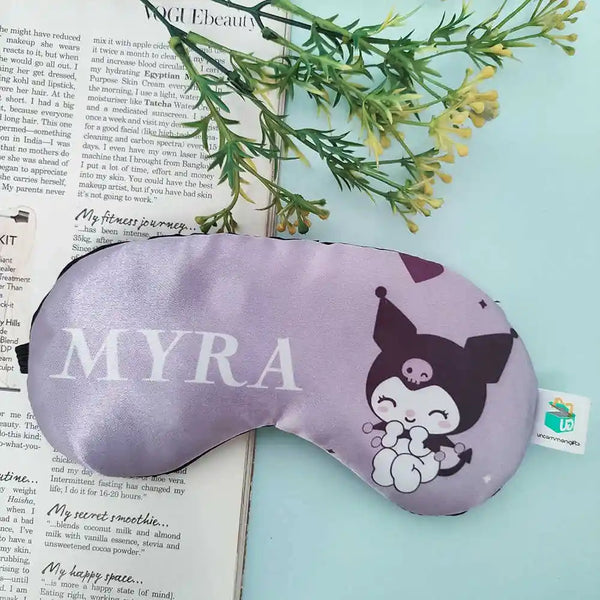 Personalized Cartoon Printed Kids Eye Mask