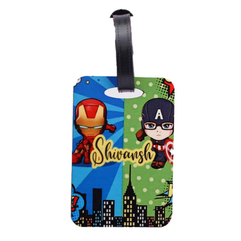 Personalized Cartoon Printed Kids Luggage Tag