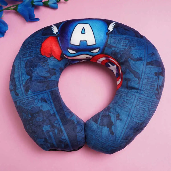 Personalized Cartoon Printed Kids Neck Pillow