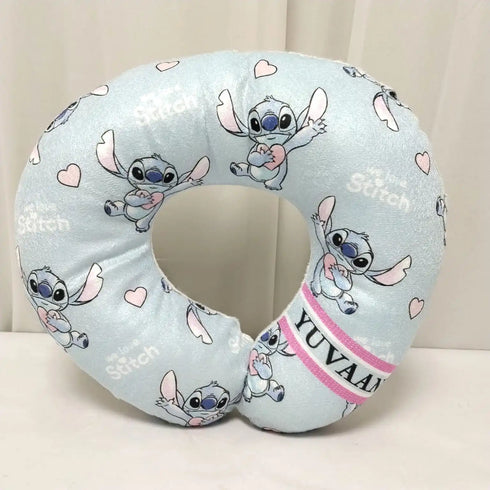 Personalised Cartoon Printed Kids Neck Pillow Combo Gift Set