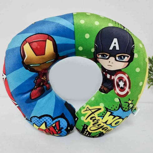 Personalized Cartoon Printed Neck Pillow for Kids