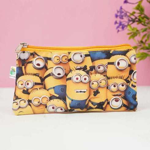Personalized Cartoon Printed Pencil Pouch for Kids