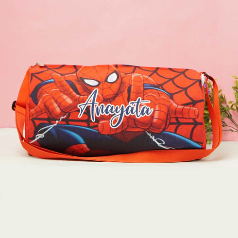 Personalized Cartoon Printed Sling Duffle Bag for Kids