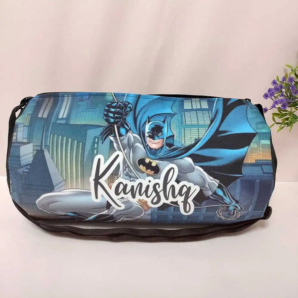 Personalized Cartoon Printed Sling Duffle Bag for Kids