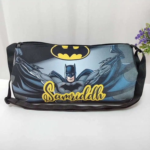 Personalized Cartoon Printed Sling Duffle Bag for Kids