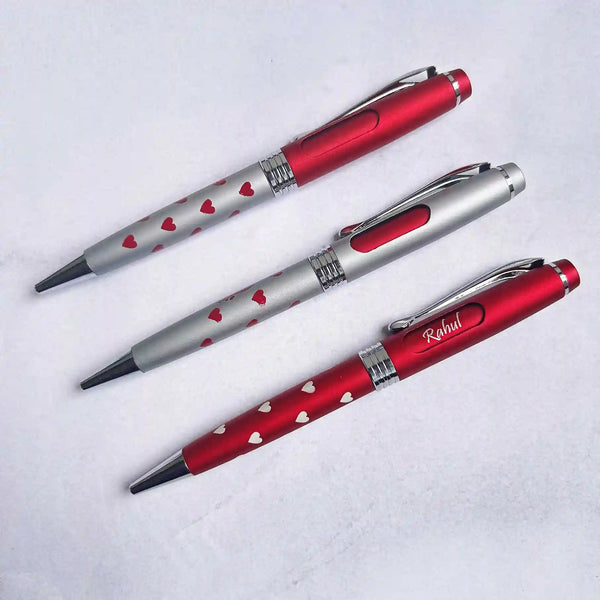 Personalized Couple Name Heart Pen | Valentine Gift