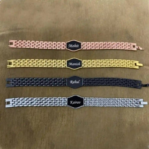 Personalized Cuban Bracelet Rakhi