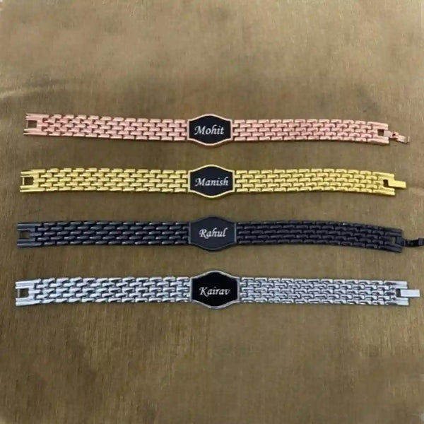 Personalized Cuban Bracelet Rakhi