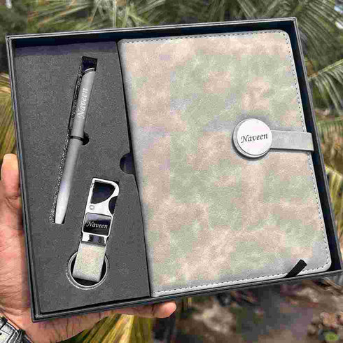Personalized Diary Men's Gift Combo
