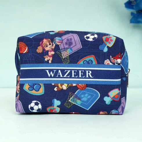 Personalized Dog Printed Box Pouch for Kids