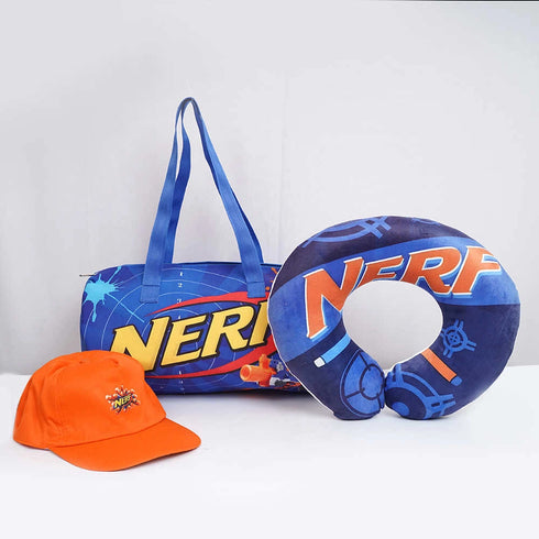 Personalized Duffle Bag with Neck Pillow Combo for Kids