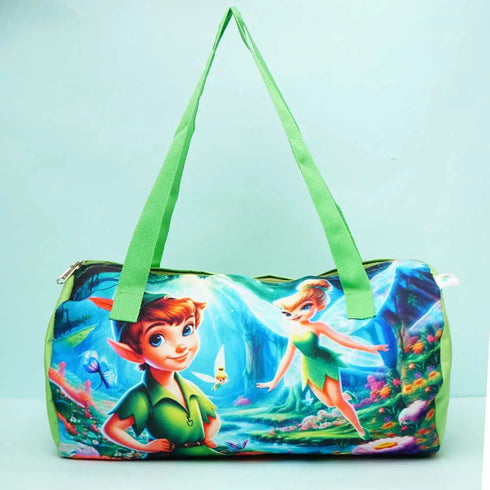 Personalized Fairy Printed Swimming Duffle Bag Combo for Kids