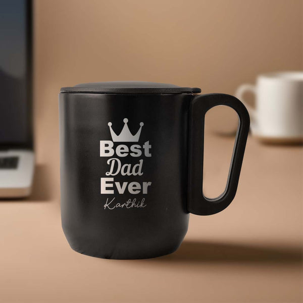 Personalized Fathers Day Steel Mug