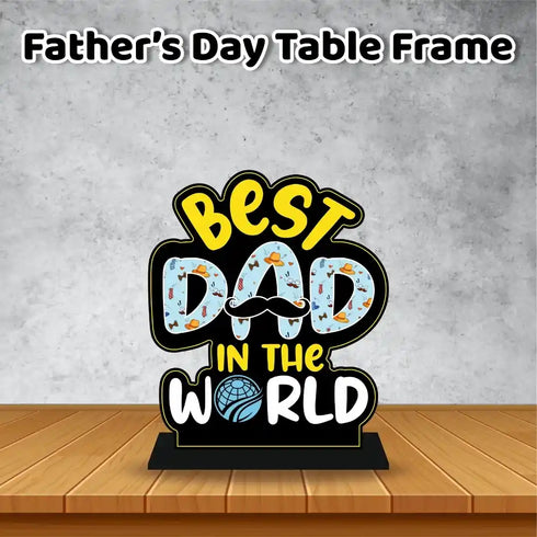 Personalized Fathers Day Table Frame