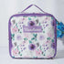 Personalized Floral Printed Makeup Bag Vanity Pouch for Women