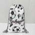 Personalized Football Printed Drawstring Bag for Kids