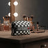 Personalized Geometric Black & White Box Pouch