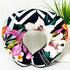Personalized Geometric Floral Printed Neck Pillow