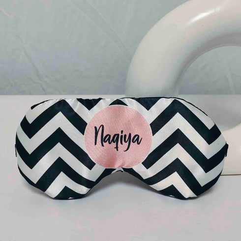 Personalized Geometric Printed Eye Masks