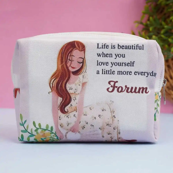 Personalized Girl Printed Box Pouch For Women