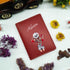 Personalized Girl's Travel Passport Cover - Red - Uncommongifts.in