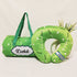 Personalized Green Printed Kids Duffle Bag Gift Combo