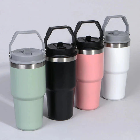 Personalized Handle Tumbler For Travel